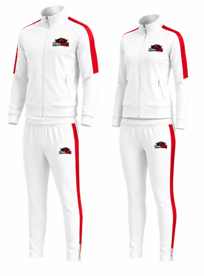 STRIKE HOUSE TRACKSUIT — WHITE